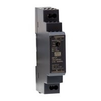 Mean Well AC/DC DIN Rail Mount Power Supply 15W, 12VDC Output
