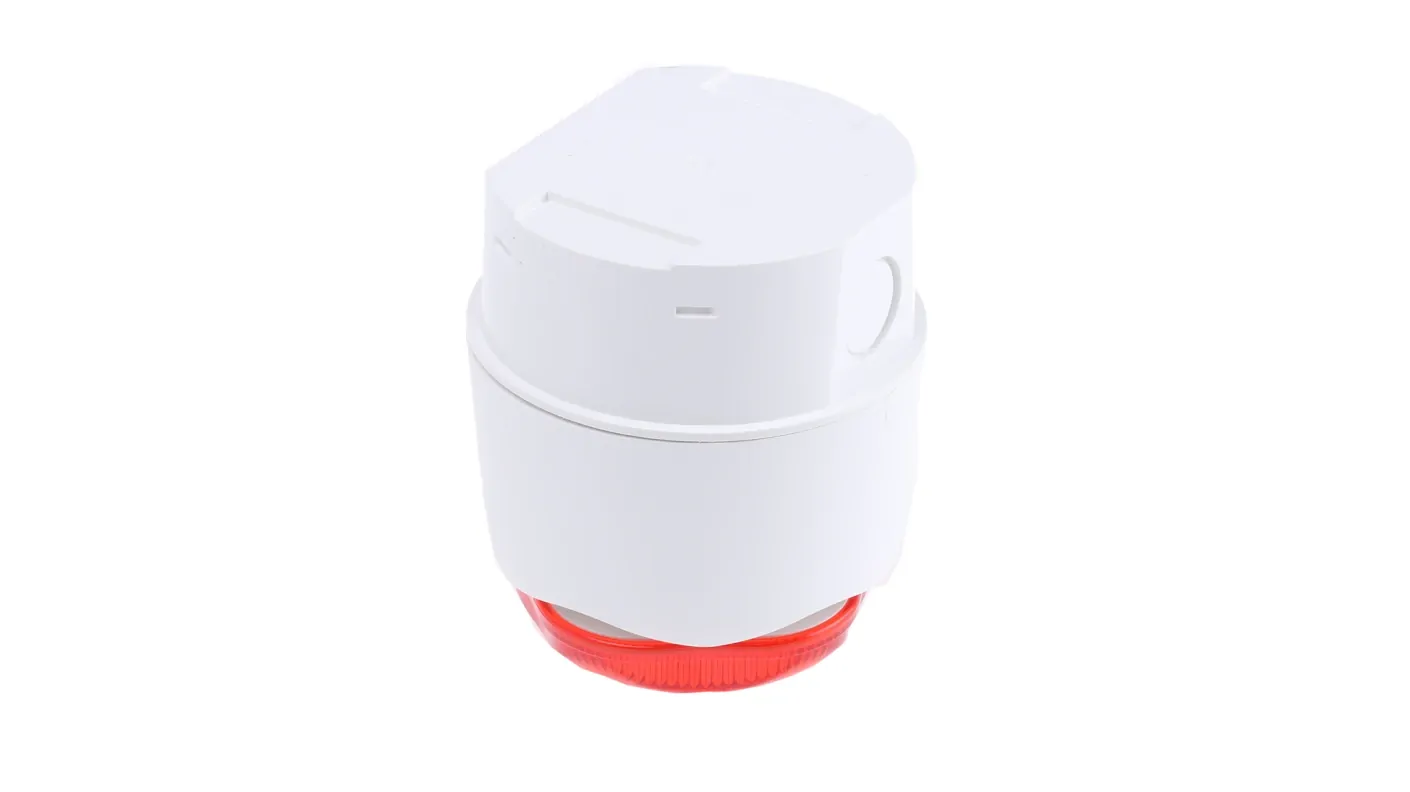 Banshee Excel Lite, RED lenses, Shallow white housings,  operating voltage range: 9VDC to 30VDC