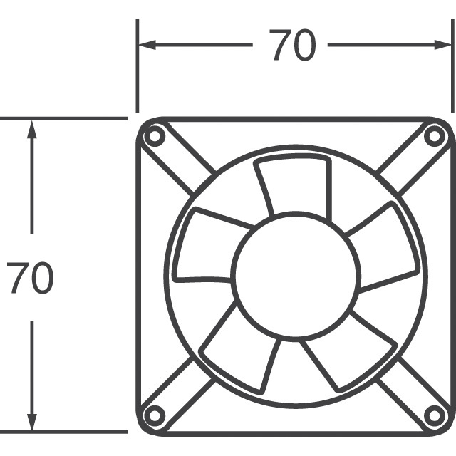 Sunon Replacement VSD Fan 70x70mm 24VDC