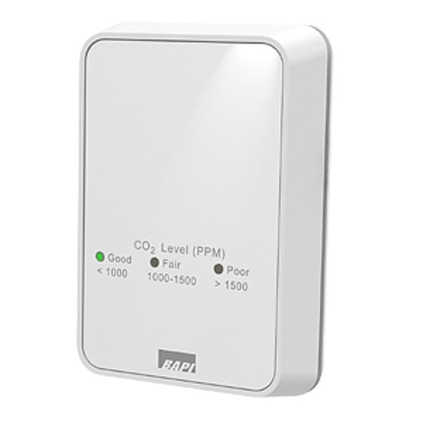 BAPI Quantum CO2 Room 0-10V Dual Channel, 0-10V RH and 10K-2 Temp Sensor
