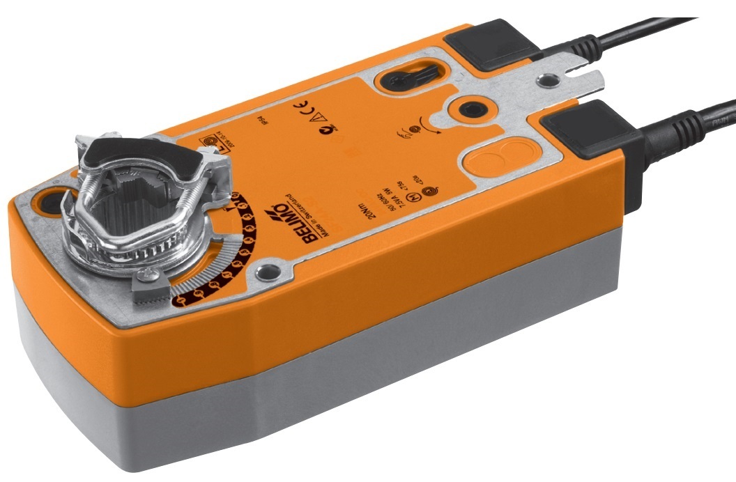 Belimo 20Nm 24 or 240V On/Off Control Spring Return w/ Aux Switches