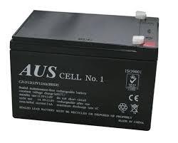 AUS Cell 12V Battery 9Ah with Custom Plug and Label