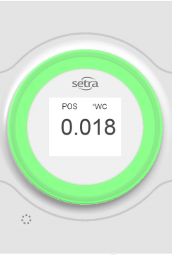 Setra Lite Visual Pressure Indicator - 0 to 50Pa