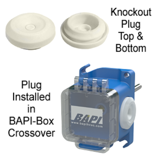 BAPI Pierceable Knockout Plugs for Enclosure Ports