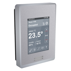 Schneider BACnet Fan Coil Unit and Zone controller Silver with Humidity Sensor