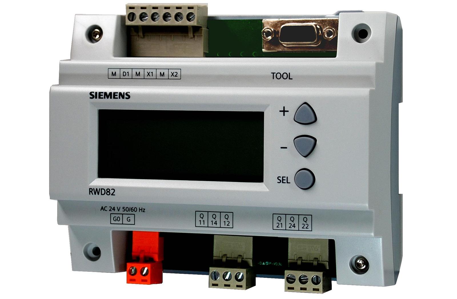 Siemens Universal Controller, AC 24V, 2UI, 1DI, 2DO or 1x3-Pos, LCD