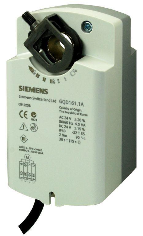 Siemens 4NM 24V 0-10V Control Spring Return