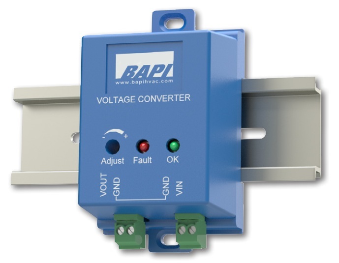 BAPI AC to DC Voltage Converter 5-24VDC Adjustable