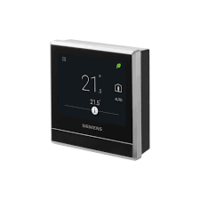 Siemens Smart Room Thermostat with Backlit Touch Screen, 230V, On/Off Output, WiFi Compatible (Heating Only)