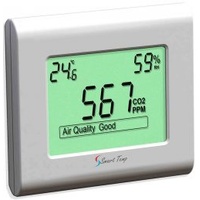 Smart Temp Indoor Air Quality Sensor - BLACK