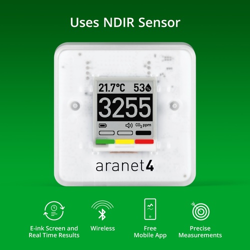Aranet4 Standalone Wireless CO², Temperature, RH & Atmospheric Pressure Monitor