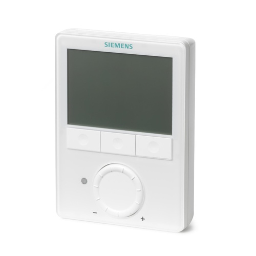 Siemens Room Controller, LCD, H/C, AC 24V, Auto/Man.C/Over, 3 Speed or ECM fan, 0-10V Output, with 7-Day Timeswitch