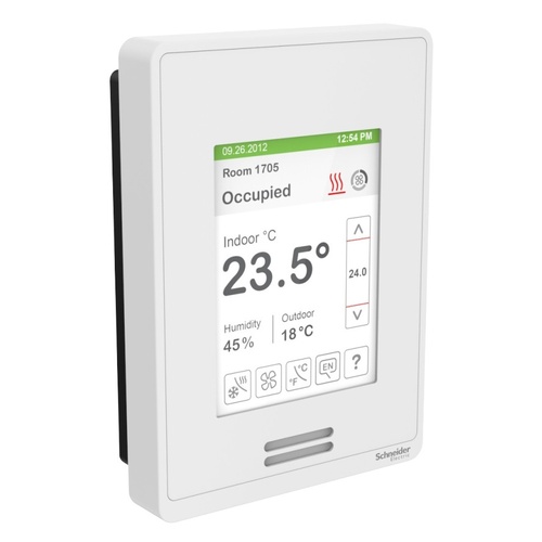 Schneider BACnet Fan Coil Unit and Zone controller White with Humidity & PIR
