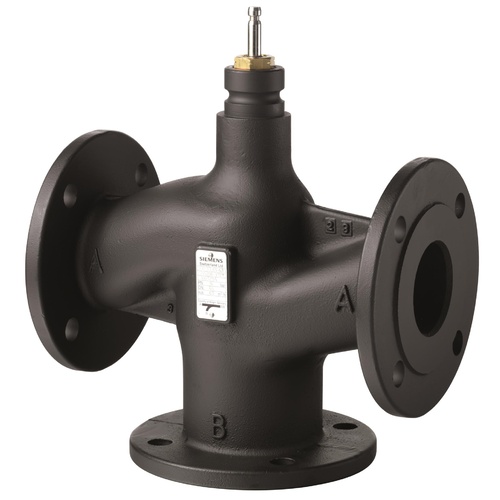 Siemens VXF53.15-1.6, 15mm 3-way Valve, Flanged 1.6 Kvs